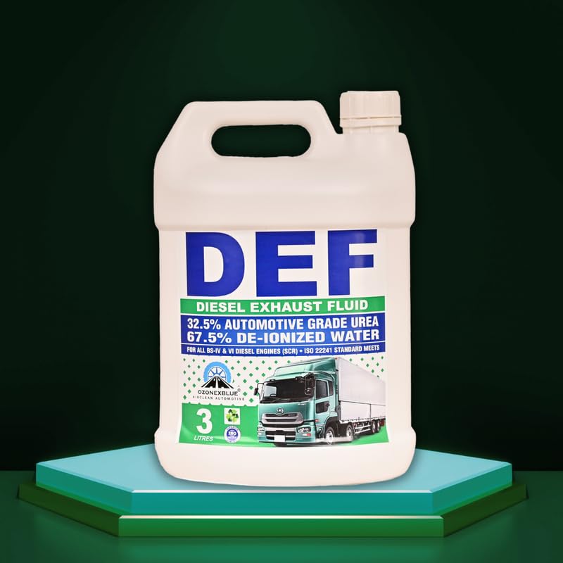 Ozonexblue® Def 3L - Diesel Exhaust Fluid Diesel Engines | Suitable for All Diesel Engines | Iso 22241 | Environmental Friendly | Helping to Improve Air Quality Diesel Additive