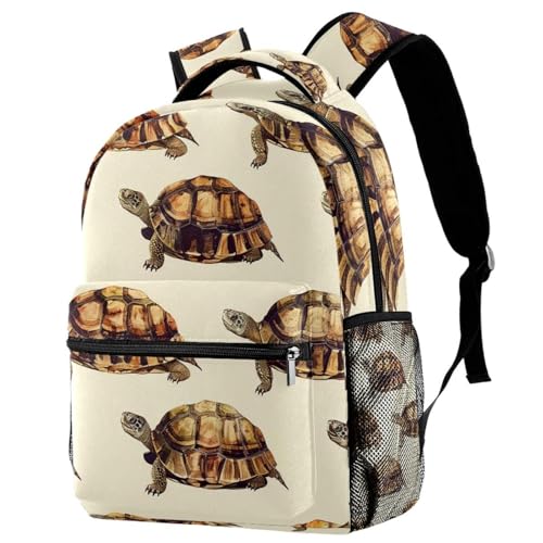 Sac à dos d'école Campus tortues avec porte-bouteille pour fille garçon