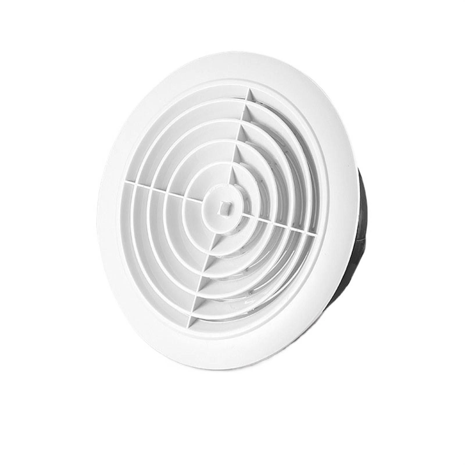 Fdbtyjn Rotate Vent Cover Vent Cover White Round Air Vent Louver Grille Cover Outlet Adjustable Exhaust Vent Ducting Ventilation Grilles 75/100/125Mm Air Vent Cover(,125Mm)