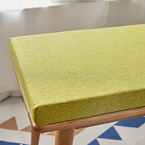 Coussin de banc de jardin 2 ou 3 places, en mousse de qualité supérieure pour canapé, coussin de rechange pour banc de jardin (180 x 40 cm, vert) Cover
