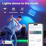 Linkind Matter Smart Light Bulb, Smart Bulbs Work with Apple Home, Siri, Alexa, Google, SmartThings, LED RGBTW Color Changing Bulbs Music Sync,A19 E26 60W 800LM, 2.4GHz WiFi Only, 4 Pack - Image 5