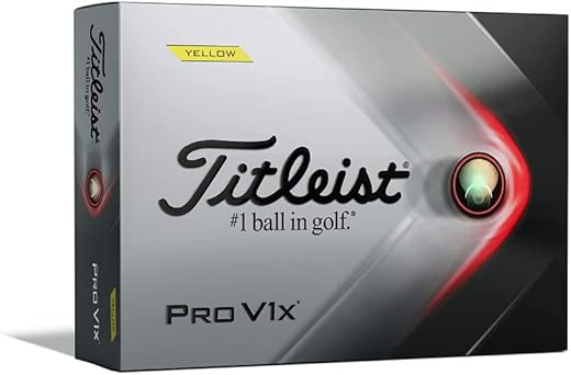 Titleist Pro V1x Golf Balls, Yellow (One Dozen)