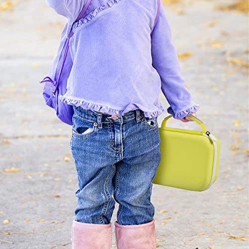 Kids Camera Case Compatible With Agoigo/For Seckton/For Deker/For Miiulodi/For Yoophane Digital Waterproof Camera. Portable Camera Storage Box For Cable, Memory Card And Accessories(Bag Only)-Yellow #TOP6