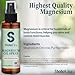 StelleVita Pure Magnesium Oil Spray 4oz - Extra Strength Topical Magnesium Spray for Feet, Body & Skin Care - Sleep and Relaxation 100% Natural Made in USA