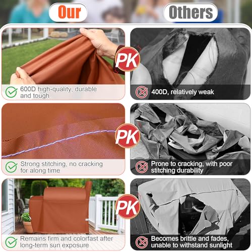 Image of QuliMetal Grill Cover for recteq Flagship 1100 /1250 /700 /680 Grills