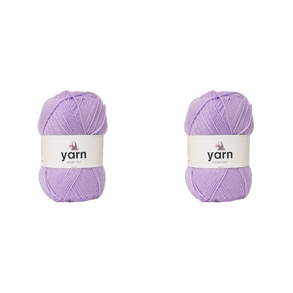 KORBOND DK Black Yarn - 100g Acrylic Wool - Lightweight, Hypoallergenic & Durable Double Knit Crochet Yarn Knitting Wool (290m Total) — view 12