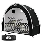 HAPPY TRAVEL Bike Storage Shed Tent,Outdoor Portable Bicycle Storage Sheds with 210D Oxford Fabric PU4000 Waterproof for 2/3/4/6/8 Bikes,Bike Covers Shelter for Motorcycle,Garden Tools,Toys,Lawn Mower