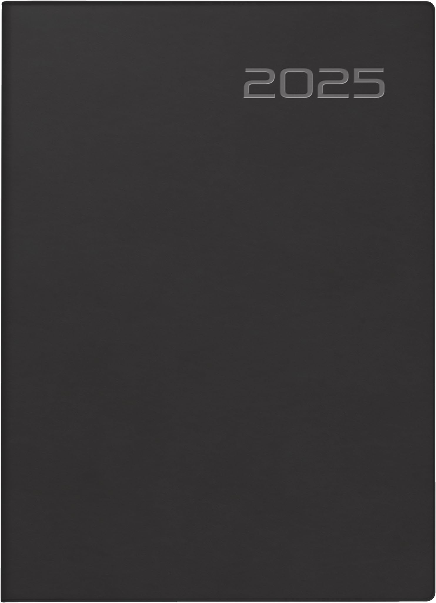 rido/idé Pocket Diary Model Technik S (2025), 2 Pages = 1 Week, A6, 144 Pages, Balacron Cover, Black