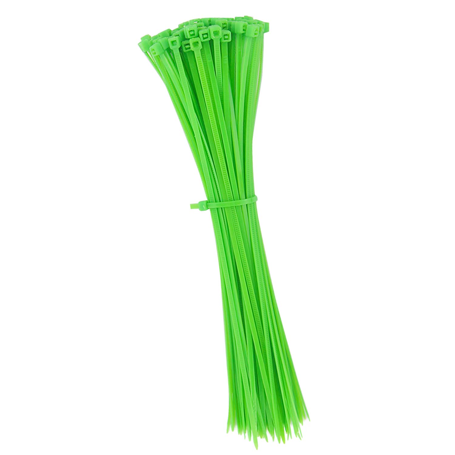 TORMEN Cable Zip Ties 12 Inch Durability Self-locking Nylon Tie For Indoor And Outdoor Use(4 * 300 Green*100)