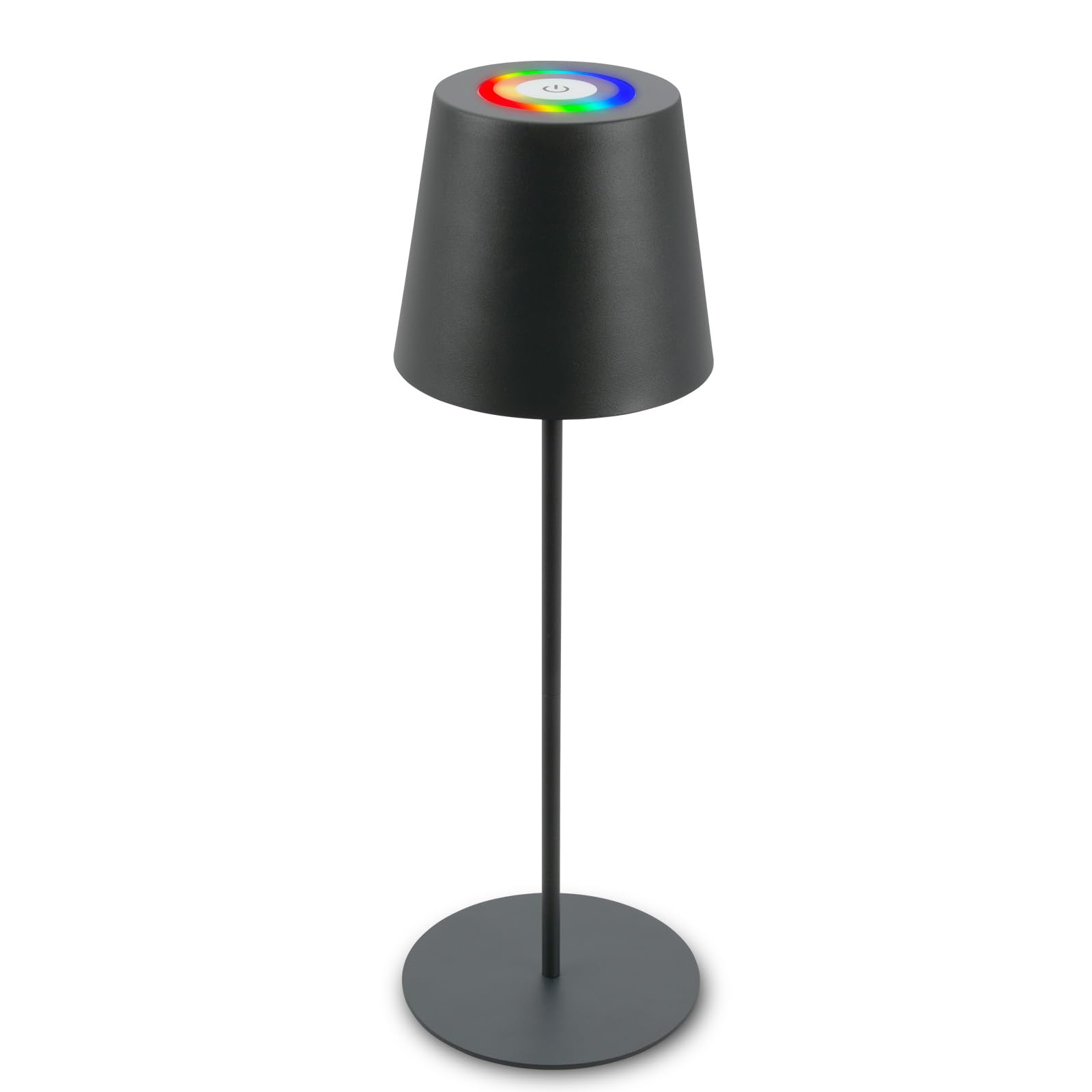 Lampada da tavolo LED Kiki 200 lm RGB+W Ø 10,5 x 36 cm antracite