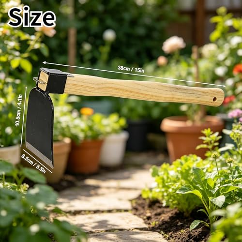 Azada de Jardín Acouto con Mango de Madera Ergonómico miniatura 4