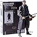 lkw-love Sherlock Holmes Estatuilla de Detectives Sherlock con teléfono cráneo violín Brazos articulados Modelo PVC colección de Juguetes