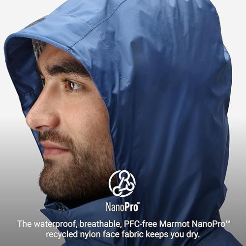 Image of MARMOT Men's PreCip Eco Lightweight & Waterproof Rain Jacket