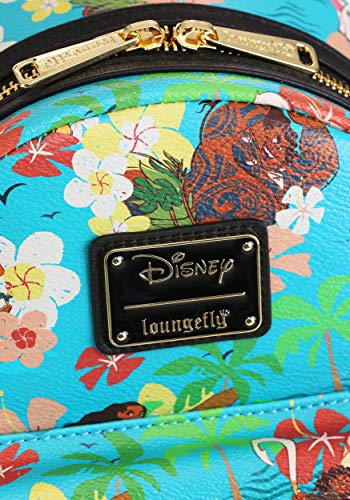 Loungefly Disney Moana Floral Allover Print Womens Double Strap Shoulder Bag Purse3