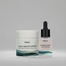 Acai Moisturizer & Hydra Glow Face Serum Combo | Intense Hydration & Radiant Glow | Brightening, Smoothening & Skin Repair | For All Skin Types | Men & Women