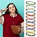 Honbay 10PCS Softball Headbands Adjustable Elastic Non-Slip Sports Ball Hairbands Yoga Workout Sport Headband Fashion Ball Print Hair Accessories for Men Women Players Fans Lovers