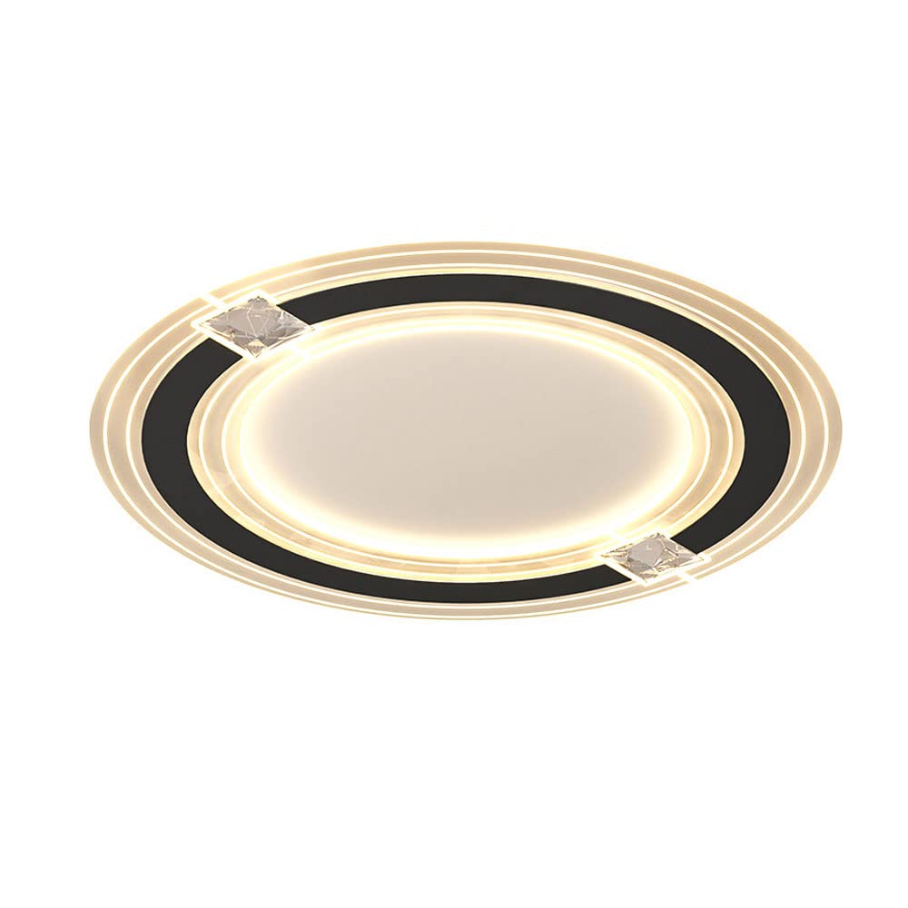 Plafonnier à disque ultra-mince LED moderne pour salon et chambre