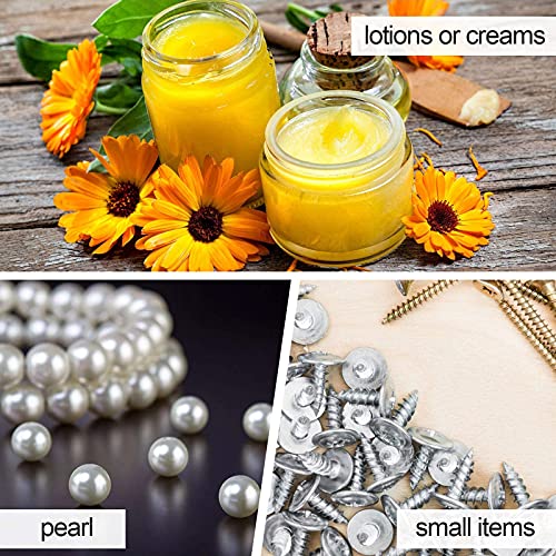 153 Pieces Silicone Wax Container Mini Round Wax Containers Non-Stick Storage Jars Oil Wax Concentrate Bottles With Wax Carving Tool Mat For Kitchen, 2 Ml, 3 Ml, 5 Ml #TOP5