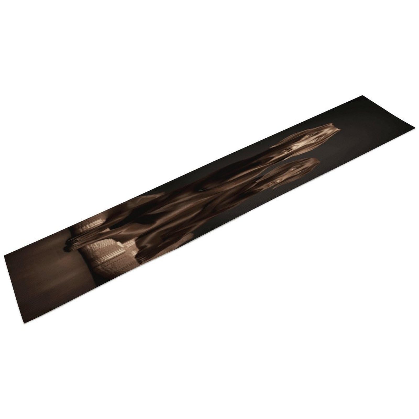 Brown Labrador Retriever Table Runner 13" X 72" Exquisite Linen Table Runner Wrinkle Resistant Farmhouse Rustic Table Runners Seasonal Table Decoration for Kitchen Dining Home Party