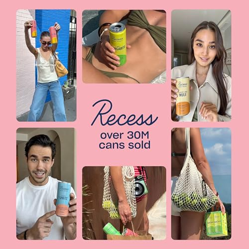 Image of Recess Zero Proof Non-Alcoholic Classic Cosmo Mocktail, 12 Pack