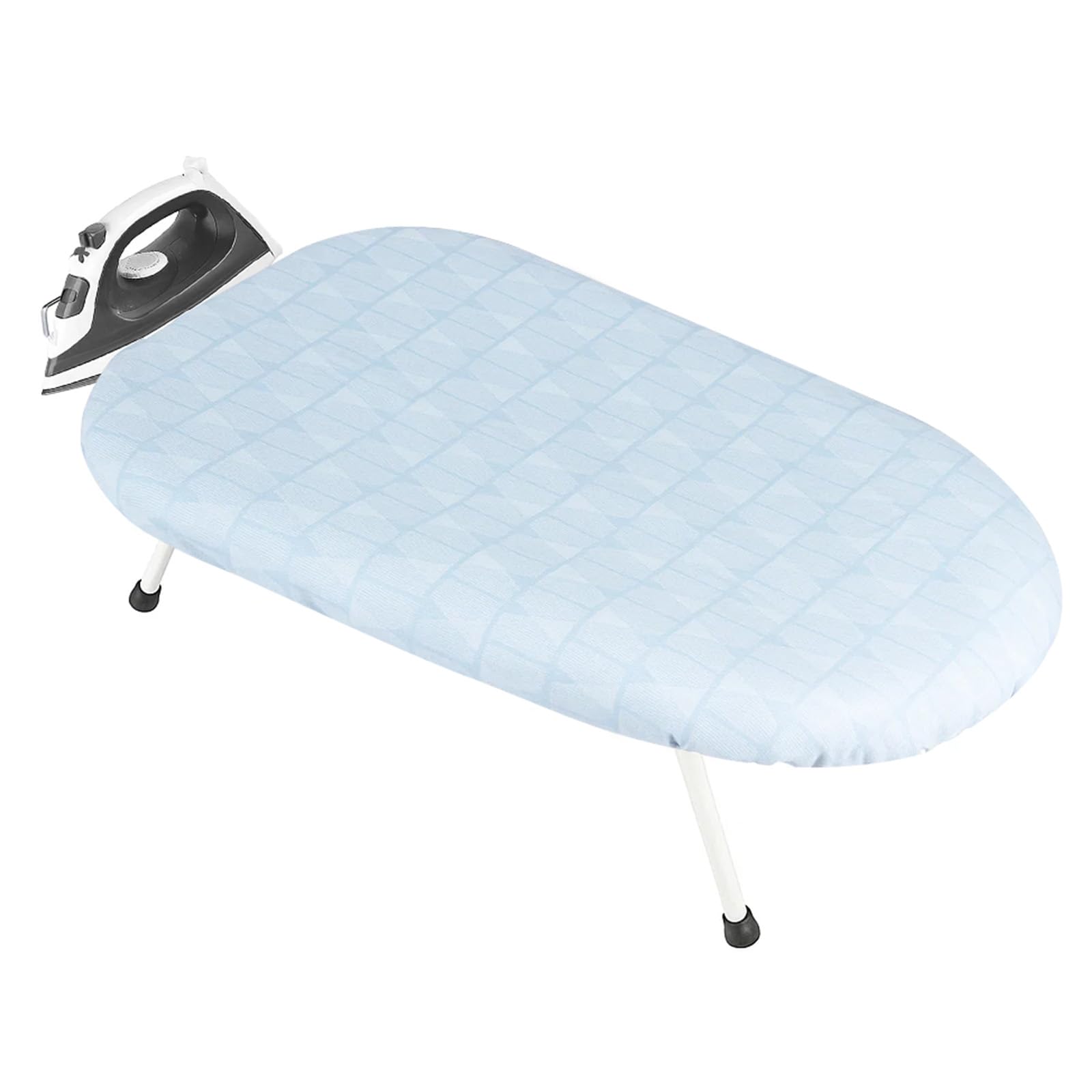 Sunnynest Blue Table Top Ironing Board Foldable Ironing Board With Iron Rest – Non-Slip Folding Legs, Compact Steam Iron Table Portable Ironing Boards For Home & Travel Use (Blue)