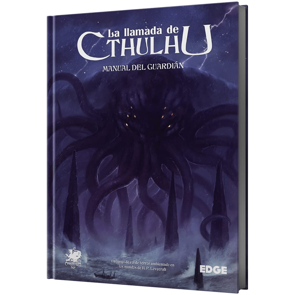 Edge Studio | La Llamada de Cthulhu: Manual del Guardián | Juego de Rol de Investigación y Terror | A Partir de 14 Años | De 2 a 6 Jugadores | 60 Minutos por Partida | Español