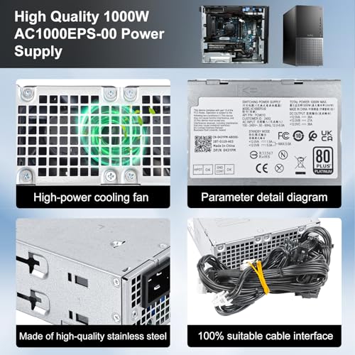 Fuente de alimentación LXun AC1000EPS-00 1000W ATX miniatura 6
