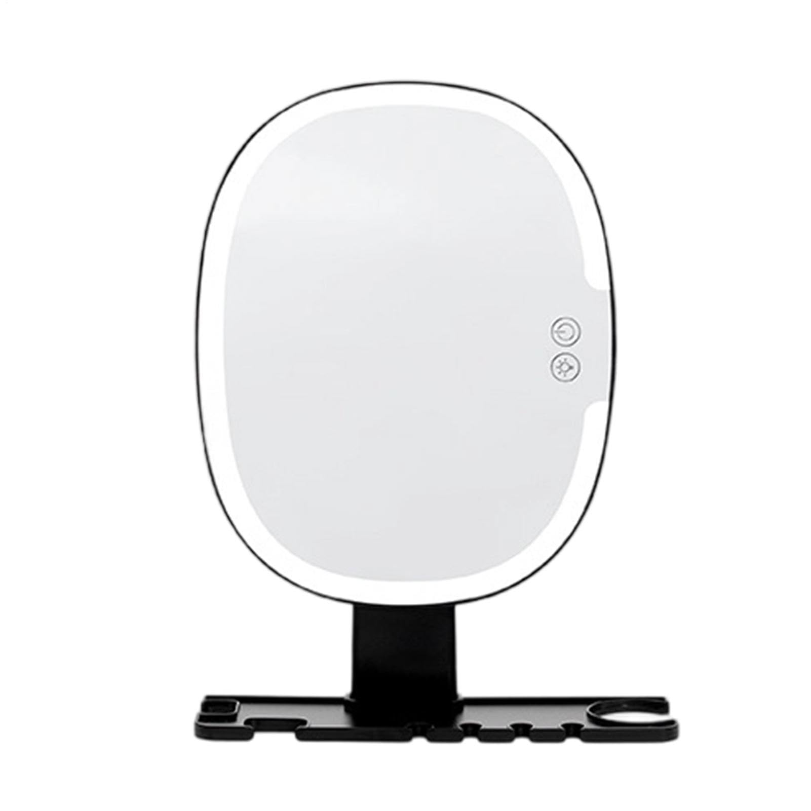 Miroir de douche antibuée pour rasage Avec Rangement Lumières 3 Couleurs | Miroir douche sans perçage salle de bain pour hommes femmes maison dortoir hôtel toilettes soins