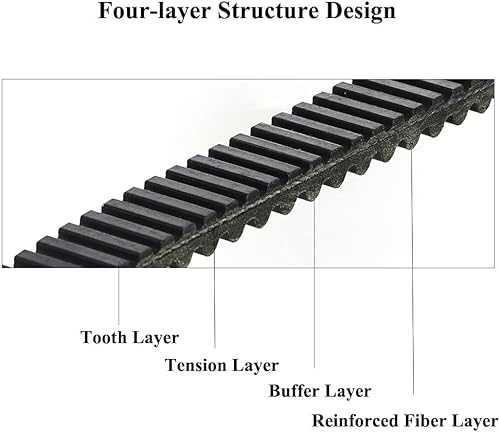 Miniatura 2 de Chikia Hisun Axis 500 - Embrague de correa de transmisión compatible con Hisun UTV ATV 500 700 450 550 750 Massimo MSU 500 700 UT500 700 Axis 500