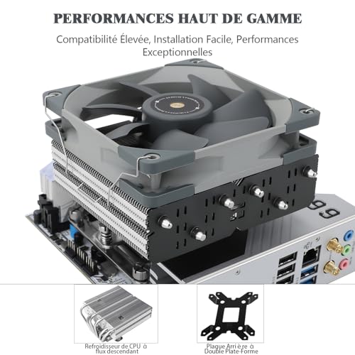 Refroidisseur CPU TR SI-100 idéal pour PC compact de salon - 3