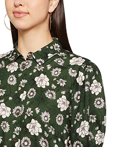 Image of Spykar Women's Cotton Classic Knee-Length Casual Dress