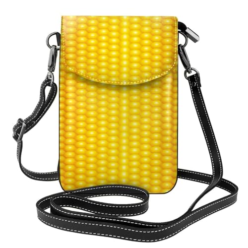 Pochette pour téléphone portable femme à motif maïs mûr