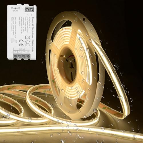 Tira LED COB IP67 4000K 24V con Controlador ZigBee C01Z 3.0 miniatura 1