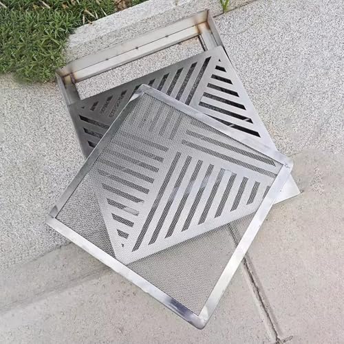 Grille d'évacuation durable et anti-obstruction pour eau extérieure