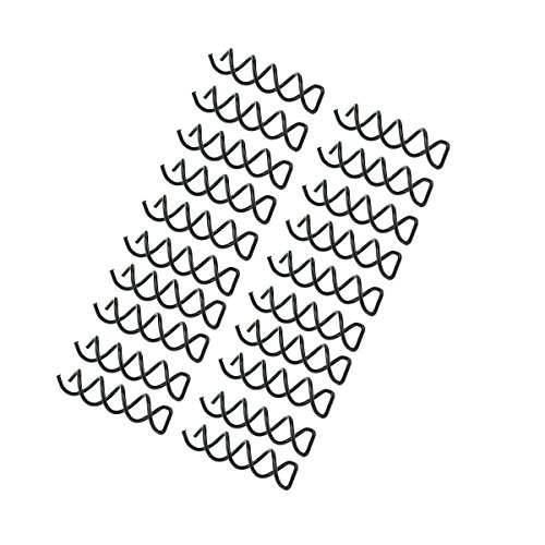 Spiral Bobby Hair Pins, Jmkcoz 20Pack Twist Screw Hair Pins Non-Scratch Round Tips Hair Bun Maker Stick Pick for DIY Hair Style Twist Barrette Spin Pins Black