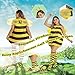 cuteDIY Kostüm Biene Damen Fasching Frauen Große Größen Fasnachtskostüm Xl XXXl Karnevalkostüm XXl