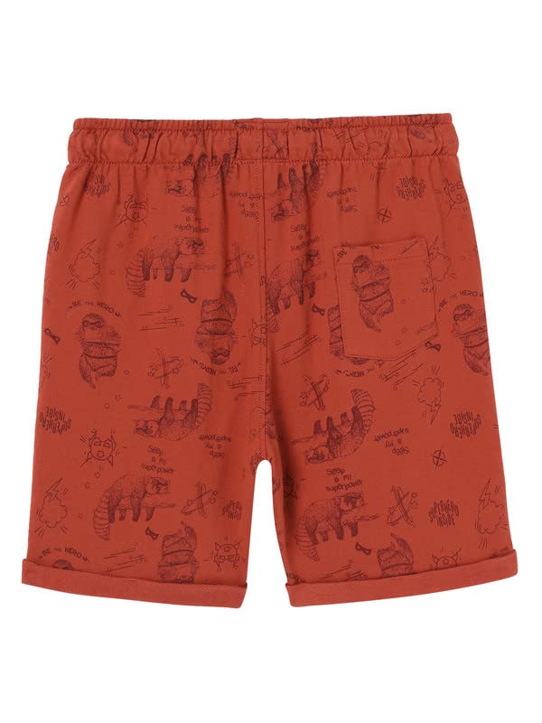 Image of Jockey CB03 Boys Super Combed Cotton French Terry Printed Shorts with Turn Up Hem Styling (Colors & Prints May Vary)