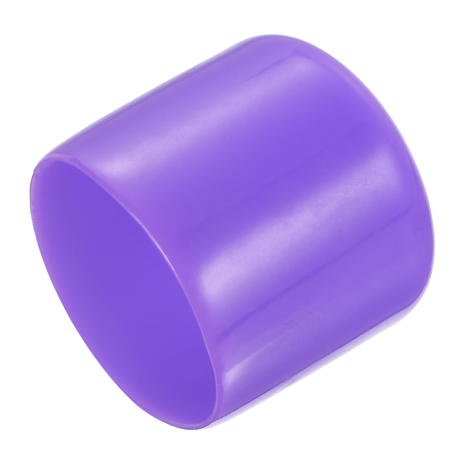 uxcell 20pcs Rubber End Caps 35mm(1 3/8") ID Vinyl PVC Round Tube Bolt Cap Cover Screw Thread Protectors Purple