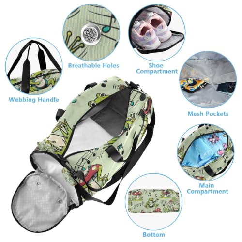 Bolsa de lona infantil de alta resistencia con diseño exclusivo Frog Play 4