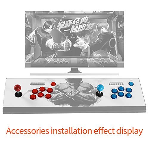 image for Qenker 2-Player LED Arcade DIY Kit for USB MAME PC Game DIY & Raspberr