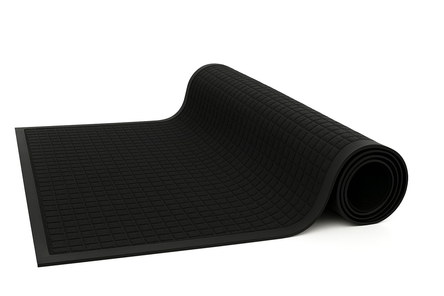 Guardian WaterGuard Indoor/Outdoor Wiper Scraper Floor Mat, Rubber/Nylon, 4'x20', Charcoal