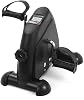 Electric Pedal Exerciser Mini Exercise Bike Under Desk Leg Pedal Exerciser Adjustable Resistance with LCD Display for Sitting Down, Unisex and Elderly