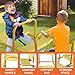Kids Triple Seesaw - 3-Seat Outdoor Playground Equipment for Toddlers Over 3, Stainless Steel Multicolor Indoor/Outdoor Play Toy