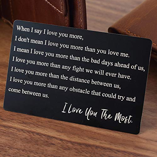 Elegant Engraved Wallet Insert