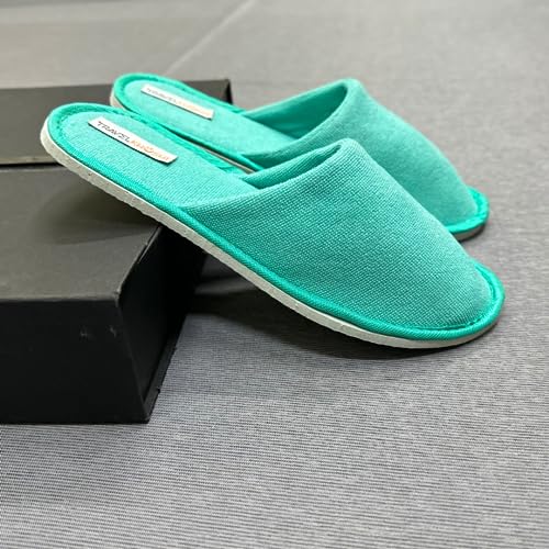 Image of Travelkhushi Soft Comfy Home Slippers For Women & Men For Winter Capet flip flops for Bedroom Indoor Carpet house slides Anti skid Slippers for Winter & Summer