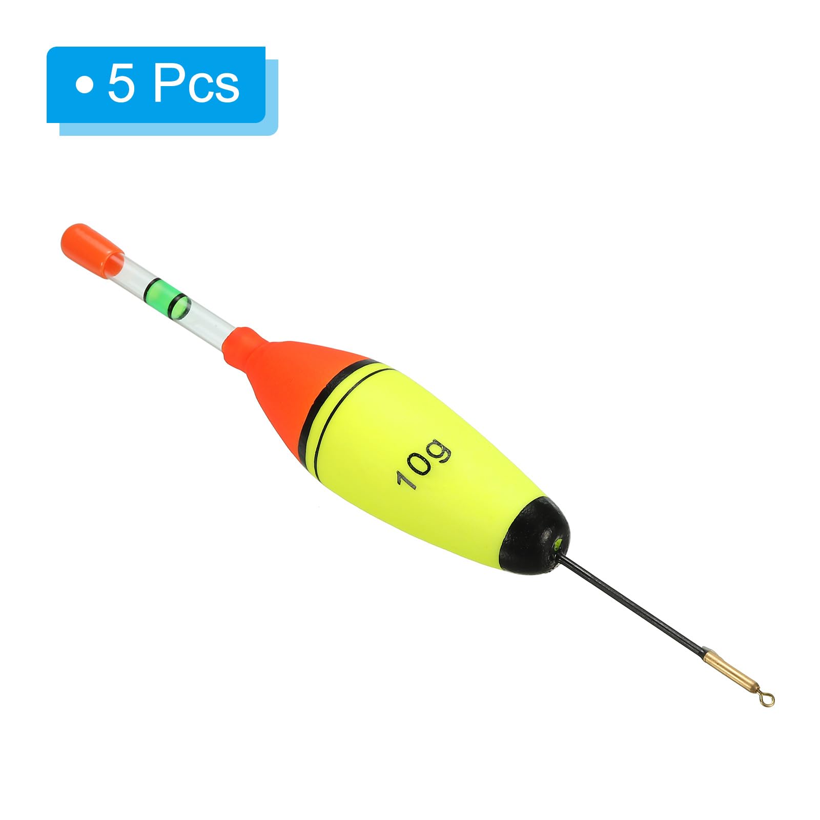 PATIKIL 0.35oz Fishing Glowing Bobbers with Swivel, 5 Pack EVA Fishing Float without Glow Sticks for Saltwater Freshwater Fishing - Image 3