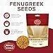 Spicy World Fenugreek Seeds (Methi) 7 Ounce Bag - All Natural & Pure - Resealable Bag