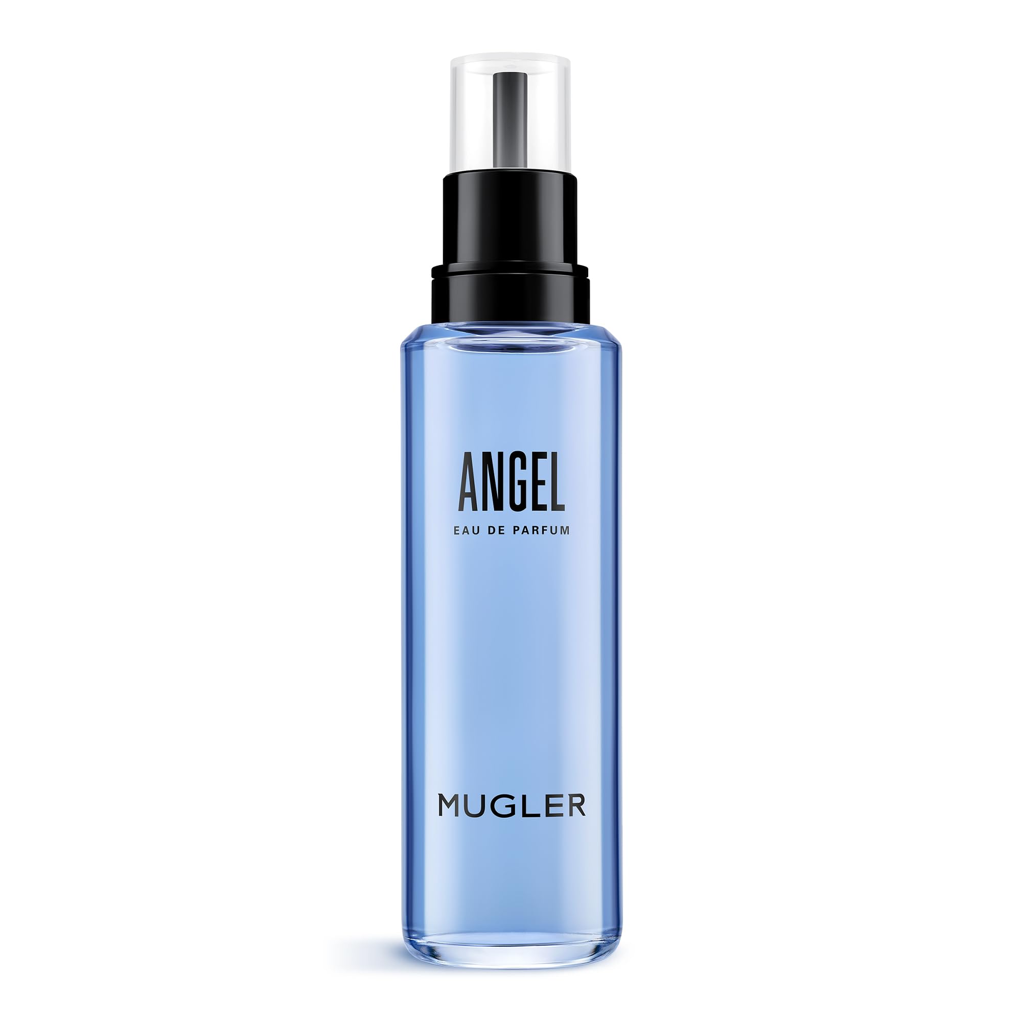 MUGLER Angel Eau de Parfum Nachfüllflakon, Damen-Parfum, Amberartiger Gourmand-Duft, Faszinierendes Duftspray, 100 ml Refill