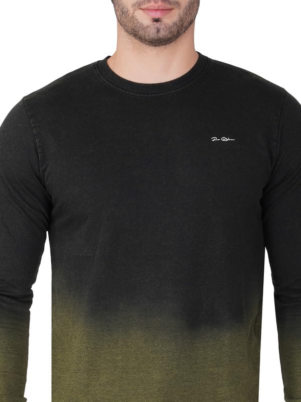 Image of PRORIDERS Men Dip Dyed Pure Cotton Full Sleeve t Shirts
