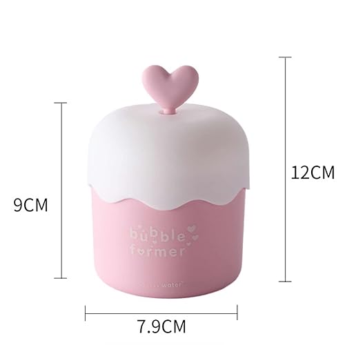 Miniatura 6 de JIBIACB Bubble Maker - Juego de diadema de maquillaje limpiador facial de espuma con banda para el cabello máquina de burbujas para látigo